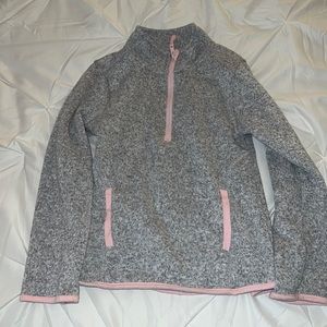 Girls half zip sweater